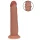 RealRock - dobbelt tæthed realistisk dildo (solbrun) - 20,5 cm
