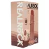 RealRock - dobbelt tæthed realistisk dildo (solbrun) - 20,5 cm