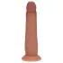 RealRock - dobbelt tæthed realistisk dildo (solbrun) - 20,5 cm