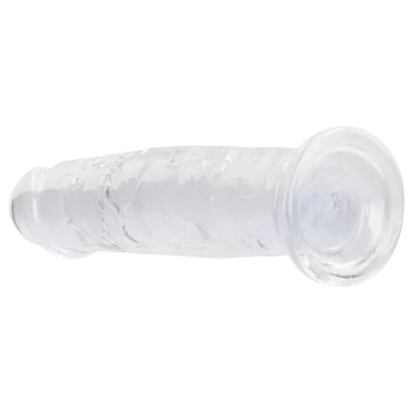 RealRock - realistisk dildo med sugekop (gennemsigtig) - 12,7 cm