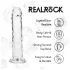 RealRock - realistisk dildo med sugekop (gennemsigtig) - 12,7 cm