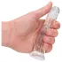 RealRock - realistisk dildo med sugekop (gennemsigtig) - 12,7 cm
