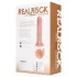RealRock - dildo med sugekop - vibratorfunktion - natur 20,5cm