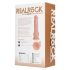 REALROCK - sugekop-vibrator - naturlig (18 cm)