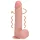RealRock - roterende vibrator (naturlig, 20,5 cm)
