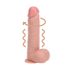 REALROCK - Drejende vibrator - Naturtro (20,5 cm)