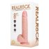 REALROCK - Drejende vibrator - Naturtro (20,5 cm)