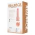 REALROCK - Drejende vibrator - Naturtro (20,5 cm)