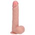 REALROCK - Drejende vibrator - Naturtro (20,5 cm)