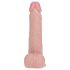REALROCK - Drejende vibrator - Naturtro (20,5 cm)