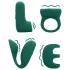 Loveline (S)explore - sexlegetøjssæt til par - grøn