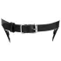 Ouch! - bondage maske - kunstlæder - sort