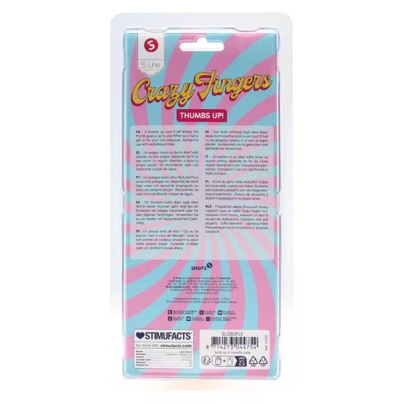 S-Line - dildo med tommelfingerform - natur