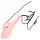Loveline - finger vibrator - ribbet - pink