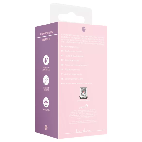 Loveline - finger vibrator - ribbet - pink