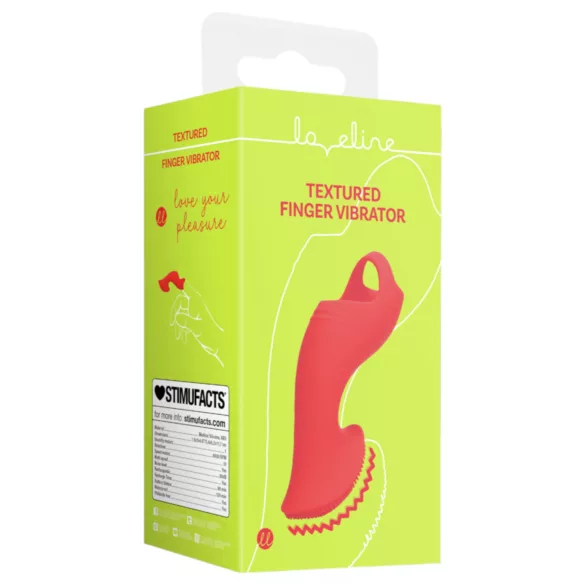 Loveline - finger vibrator - stimulerende - rød