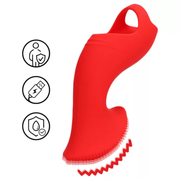 Loveline - finger vibrator - stimulerende - rød