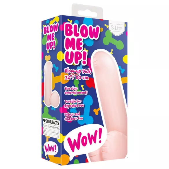 S-Line - Blow Me Up - oppustelig pik-ballon (80 cm)