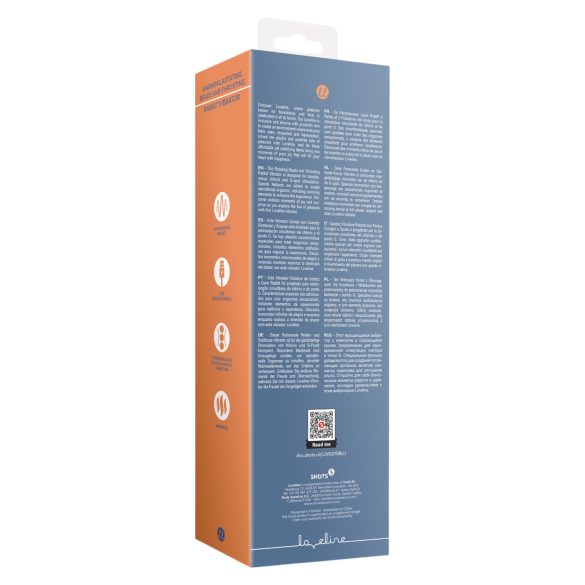 Loveline - varm pulserende vibrator (blå)