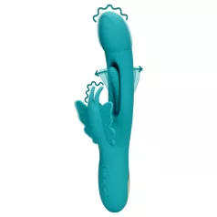 Loveline - klitorisvibrator med tunge og vinger - turkis