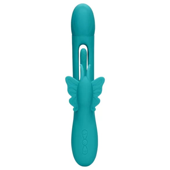 Loveline - klitorisvibrator med tunge og vinger - turkis