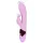 Loveline - genopladelig, kanin vibrator med klitorisstimulator (pink)