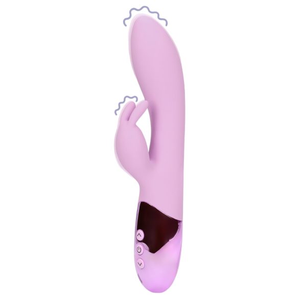 Loveline - Genopladelig, kanin-klitorisvibrator (pink)