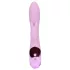 Loveline - genopladelig, kanin vibrator med klitorisstimulator (pink)