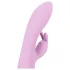 Loveline - genopladelig, kanin vibrator med klitorisstimulator (pink)