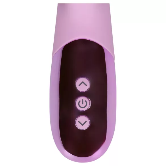 Loveline - genopladelig, kanin vibrator med klitorisstimulator (pink)