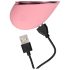 Loveline Tapping Heart - opladelig klitorisvibrator (pink)