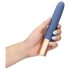 Loveline Reise - Genopladelig vibrator med glidecremebeholder (pastelblå)