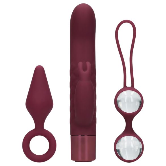Loveline (S)explore - Sexlegetøjssæt til kvinder - (rød)