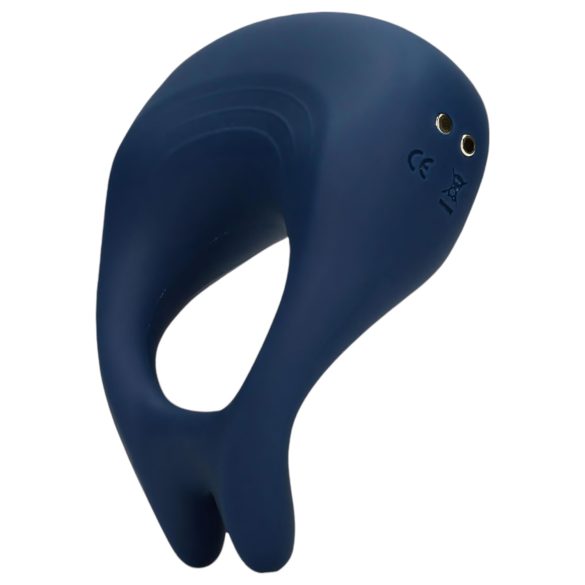Loveline - Genopladelig vibro-penisring (blå)