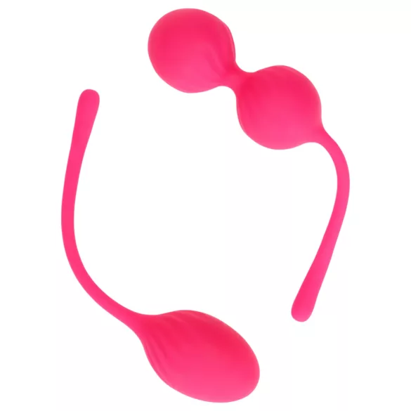 Loveline - bækkenbundskugler sæt - 2 stk - pink