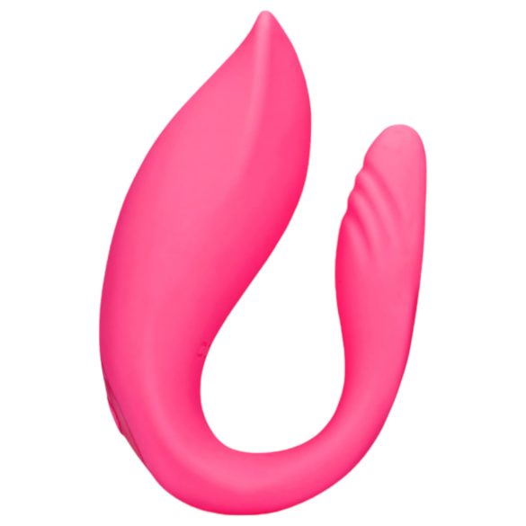 Loveline - genopladelig fjernbetjent par-vibrator (pink)