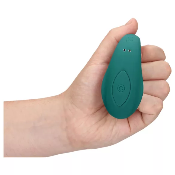 Loveline - parvibrator med fjernbetjening - genopladelig, vandtæt - grøn