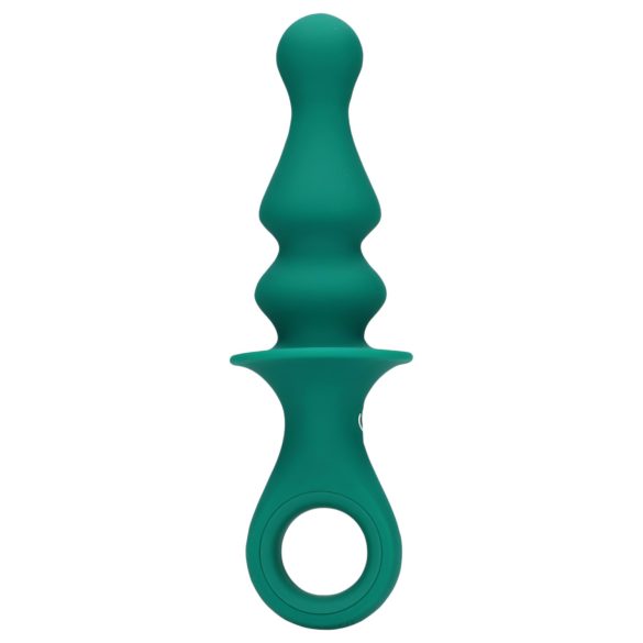 Loveline - opladelig perle analvibrator (grøn)