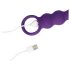 Loveline - genopladelig analkuglevibrator (lilla)