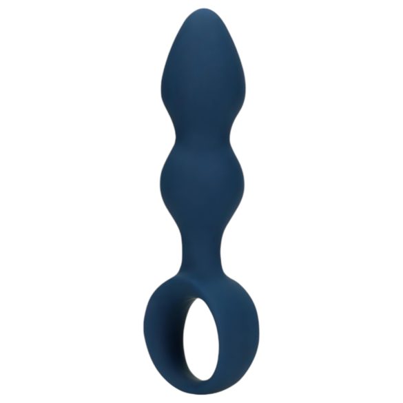 Loveline - ringgreb anal plug - lille (blå)