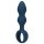 Loveline - ringformet anal dildo - mellemstørrelse (blå)