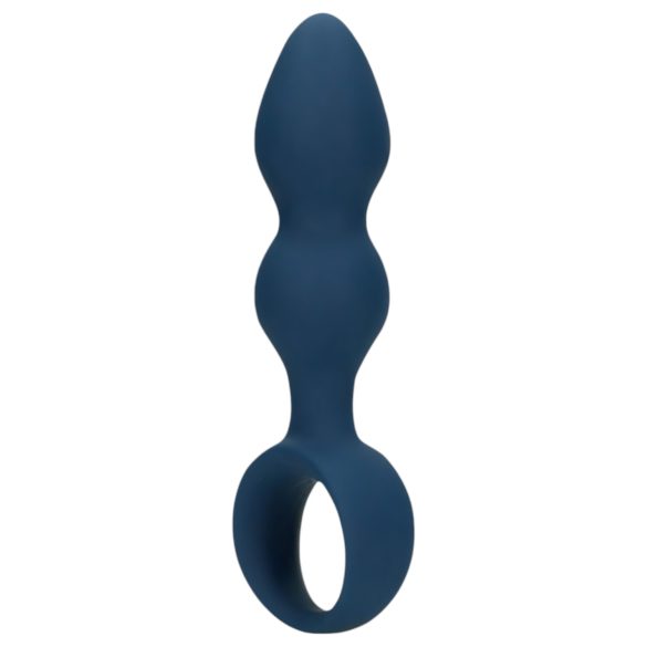 Loveline - ringformet anal dildo - mellemstørrelse (blå)