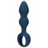 Loveline - ringformet anal dildo - mellemstørrelse (blå)