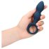 Loveline - ringformet anal dildo - mellemstørrelse (blå)