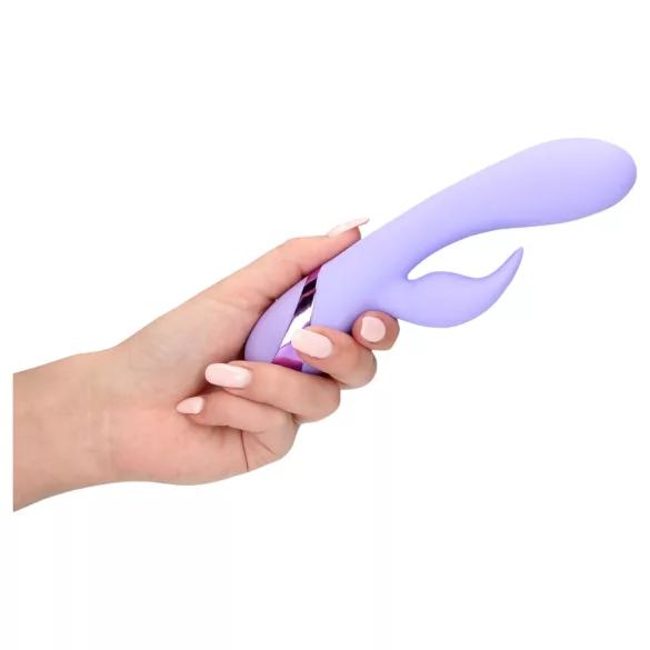 Loveline - klitorisvibrator med rabbit-arm - genopladelig - lilla