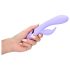 Loveline - genopladelig rabbit-vibrator (lilla)