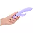 Loveline - klitorisvibrator med rabbit-arm - genopladelig - lilla