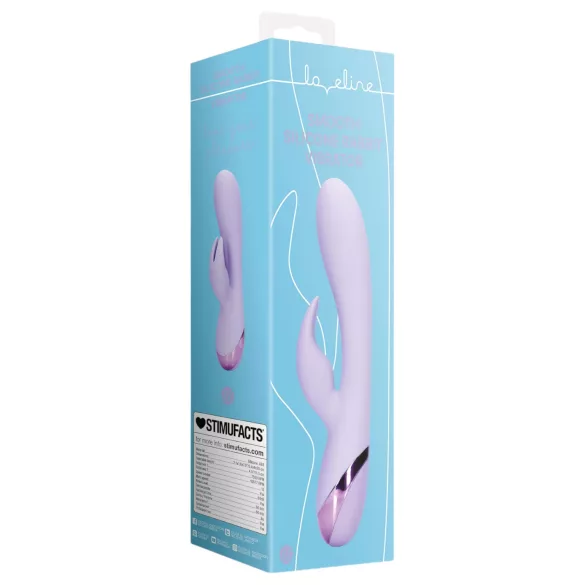 Loveline - klitorisvibrator med rabbit-arm - genopladelig - lilla