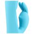 Loveline - vandtæt rabbit-vibrator med klitorisarm (blå)