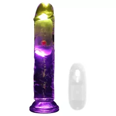 REALROCK - vibrator med LED-lys - 15 cm